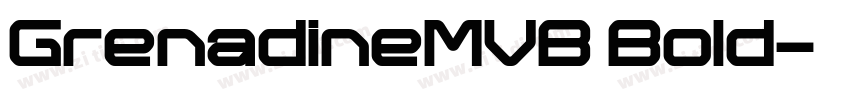 GrenadineMVB Bold字体转换